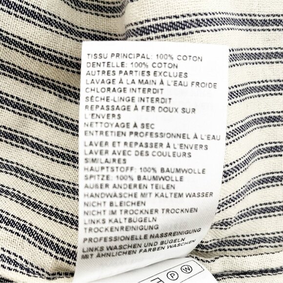 NWT Ba&Sh Anael striped blouse Size small - Picture 11 of 11